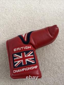 Scotty Cameron British Championship Union Jack Leather 2011 Putter Headcover JPN