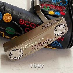 Scotty Cameron CALIFORNIA MONTEREY 2010-2011 33 HoneyDipped WithHeadcover Putter