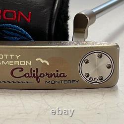 Scotty Cameron CALIFORNIA MONTEREY 2010-2011 33 HoneyDipped WithHeadcover Putter