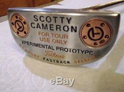 Scotty Cameron CT FTUO WELDED NECK XPERIMENTAL PROTOTYPE, Fastback, USOBPB 09 HC