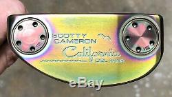 Scotty Cameron California Del Mar Putter LH MINT Rainbow Blue Finish OHU