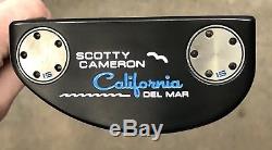 Scotty Cameron California Del Mar Putter New LH Circle H Tour Black AI