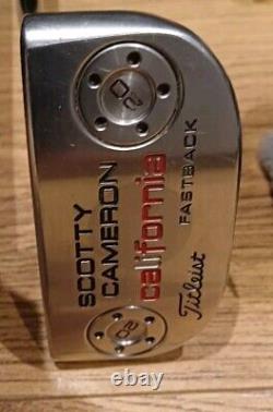 Scotty Cameron California. Fastback. 33. Golf Pride Tour SNSR. 2 HEAD COVERS