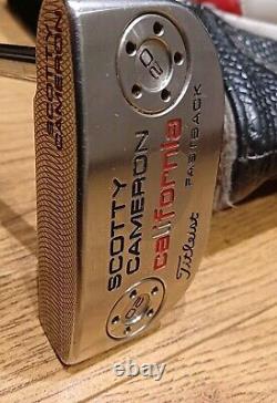 Scotty Cameron California. Fastback. 33. Golf Pride Tour SNSR. 2 HEAD COVERS