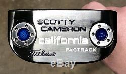 Scotty Cameron California Fastback Putter NICE RH Xtreme Dark Finish LHO