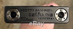 Scotty Cameron California Monterey Putter RH JET Xtreme Black Finish -SCSL