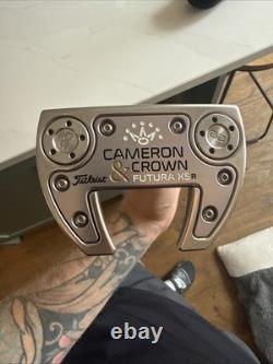 Scotty Cameron, Cameron And Crown Futura X5rR Mallet Putter, With Og Head cover