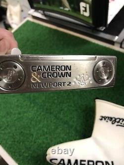Scotty Cameron Cameron & Crown Newport 2 Putter With HC LH NEW