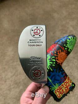 Scotty Cameron Circle T Del Mar T10 Prototype 34 inch Tour Putter Headcover Golf