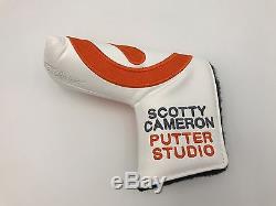 Scotty Cameron Circle T For Tour Use Only Orange Industrial Putter Headcover-New