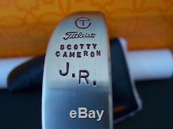 Scotty Cameron Circle T Napa Made For Tour Hand Stamped J. R. Pro Platinum Putter