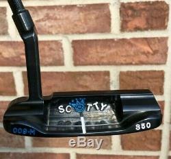 Scotty Cameron Circle T Tour 009M Carbon Crowned Smiley Face 350G Putter - NEW