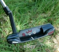 Scotty Cameron Circle T Tour Black 009 Carbon Beached 350G Putter -RARE Stamps