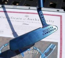 Scotty Cameron Circle T Tour Industrial Newport 2 Timeless Blue Pearl Putter-NEW
