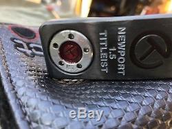 Scotty Cameron Circle T Tour Only Black Newport 1.5 34 inch Putter