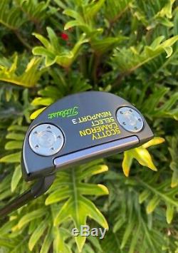 Scotty Cameron Custom Hand Welded Neck in Luxurious Black Nickel