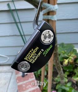 Scotty Cameron Custom Hand Welded Neck in Luxurious Black Nickel