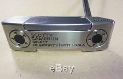 Scotty Cameron Custom Shop 16' Select Newport 2 Notchback Murdered Out 34 New