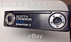 Scotty Cameron Custom Shop 2016 Newport 2 Select Jackpot Johnny Putter Black 34