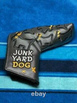 Scotty Cameron Custom Shop Junk Yard Dog Blade Putter Headcover New Charcoal