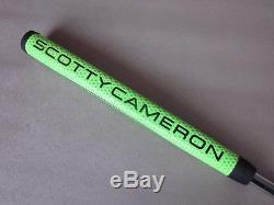 Scotty Cameron Custom Shop Putter Newport 3 34 360g Lime withJackpot Johnny Stamp