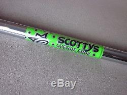 Scotty Cameron Custom Shop Putter Newport 3 34 360g Lime withJackpot Johnny Stamp