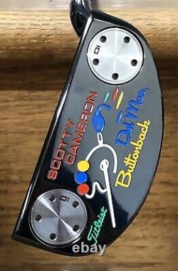 Scotty Cameron Del Mar Buttonback Putter With Headcover Special Release New