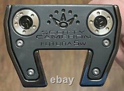 Scotty Cameron Futura 5W Flow Neck Putter MINT RH Xtreme Dark Finish APH