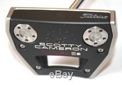 Scotty Cameron Futura 5s 33 inch steel shafted putter with Winn AVS grip