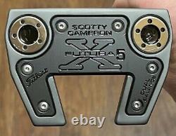 Scotty Cameron Futura X5 Welded Flow Neck Putter MINT Xtreme Dark Finish