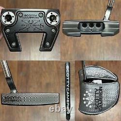 Scotty Cameron Futura X5 Welded Flow Neck Putter With Cover LH Xtreme Dark DLC