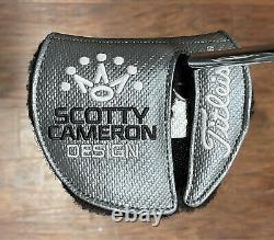 Scotty Cameron Futura X5 Welded Flow Neck Putter With Cover LH Xtreme Dark DLC