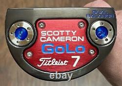 Scotty Cameron GoLo 7 Dual Balance Putter New Xtreme Dark Finish -Turbo Blue