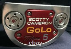 Scotty Cameron GoLo5, 34 Brand New Matador Grip, Original Headcover. Immaculate