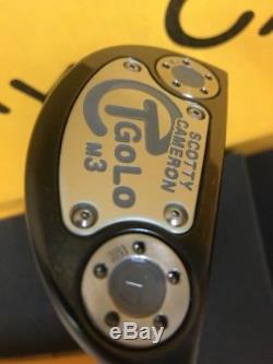 Scotty Cameron Golo M3 Circle T Tour Only Putter Black Out Rare