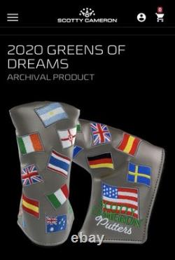 Scotty Cameron Greens Of Dreams Masters 2020 Headcover & Original Masters Cap