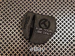 Scotty Cameron Grey/Black Industrial Circle T Tour Putter Cover Large Mallet