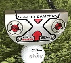 Scotty Cameron. M1 Select Newport, (34) R/H With Head Cover