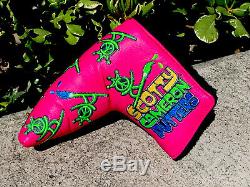 Scotty Cameron NEW Gallery Exclusive PEACE PAINTER Putter Headcover HOT PINK