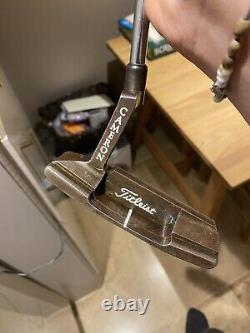 Scotty Cameron Newport 2 35 inch Oil Can Raw New Pistolini Grey Grip