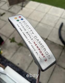 Scotty Cameron Newport 2 Studio Style 35 Inch GSS Tiger Woods Titleist Putter