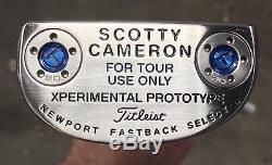 Scotty Cameron Newport Fastback Select Tour Putter Xperimental Prototype W COA