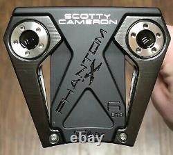 Scotty Cameron Phantom X 6 STR Putter NEW Xtreme Dark Finish Black Shaft