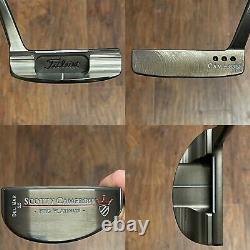 Scotty Cameron Pro Platinum Del Mar 3.5 Putter MINT Xtreme Dark Finish -RARE