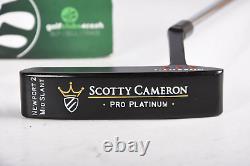 Scotty Cameron Pro Platinum Newport 2 Mid Slant Putter / 35 Inch / Refurbished
