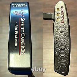 Scotty Cameron Pro Platinum Newport Mid Slant Putter MINT Xtreme Dark Finish