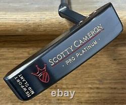 Scotty Cameron Pro Platinum Newport Mid Slant Putter MINT Xtreme Dark Finish