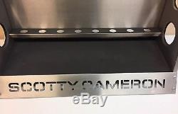 Scotty Cameron Putter Display Rack Holds up to 17 Putters! Stainless Steel