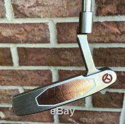 Scotty Cameron Raw Tour T22 Newport Terylium Circle T Putter with cover -NEW