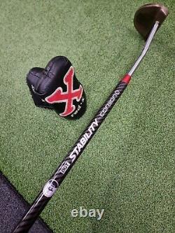 Scotty Cameron Red X 34.5 Upgraded BGT Stability Carbon Custom Finish